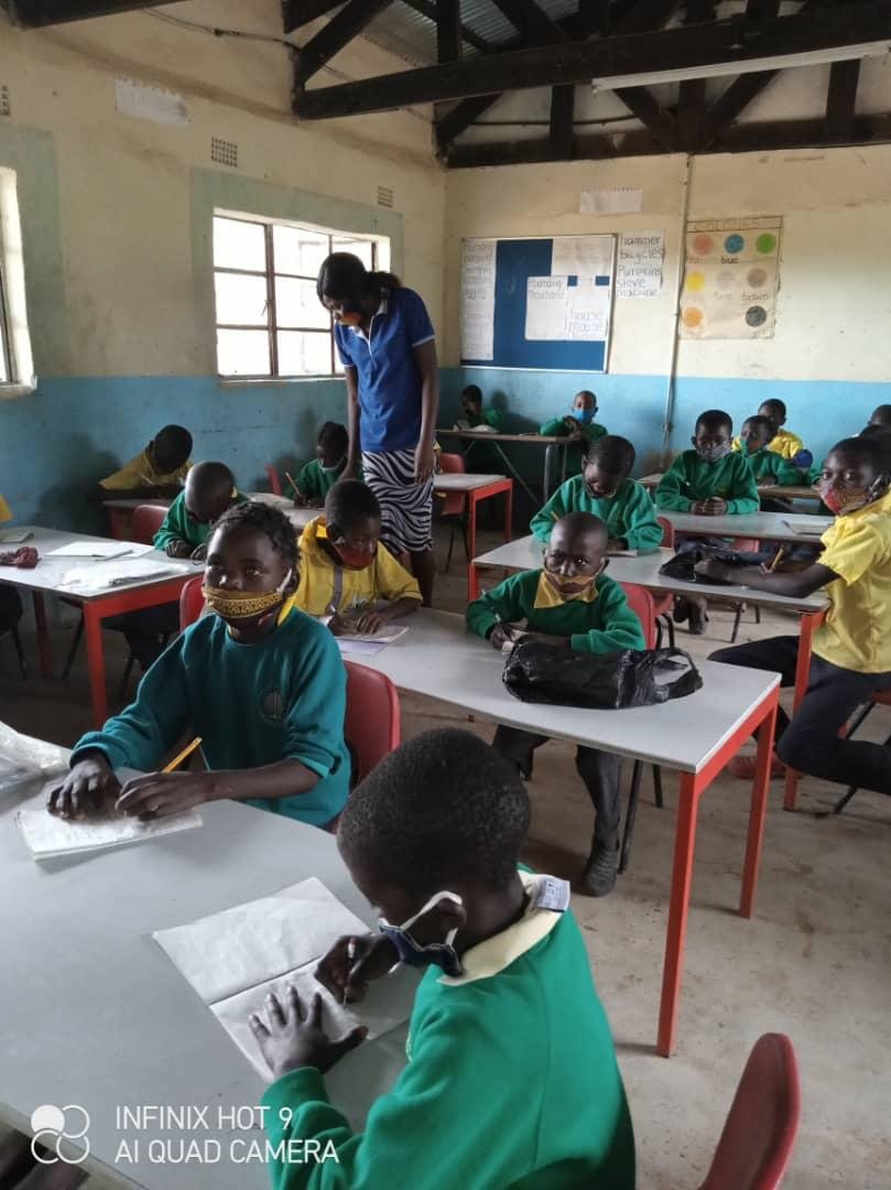 Lessons underway at Simooya Community Primary School