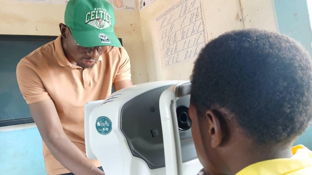 Health screening at Simooya Village Clinic