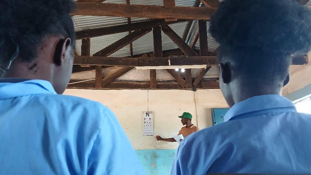 Health screening at Simooya Village Clinic